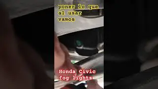 Fog lights Honda Civic #viral #automobile #viral #video #youtubeshorts #ytshorts #youtuber #shortsfe