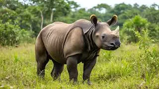Ancient Armor: The Sumatran Rhino's Unique Skin