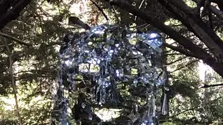 The artist Riddle. Sculpture of an interdementional ayahuasca entity. Machine elves