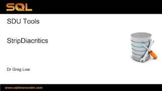 SDU Tools 132  Stripping Diacritics Accents, Graves, Umlauts, etc  from Strings in SQL Server T SQL