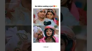 But abhimanyu and Akshara wedding are just &hearts;️ #yrkkh #pranalirathod #harshadchopda #harshali
