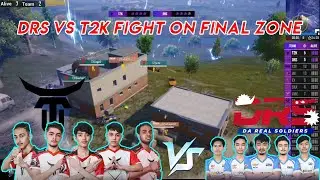 DRS VS T2K LAST ZONE FIGHT || Ruthless HYPE Esports || #DRS #T2K #pubgmobile