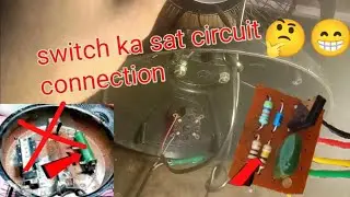 Circuit wiring table fan&table fan ka switch connection