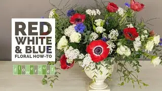 Red, White and Blue Floral Design for Team USA and July 4th