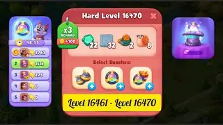 Gardenscapes ( Level 16461 - Level 16470 ) - All Puzzles - Gameplay