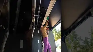 Ceiling design in our van 🚐 #vanbuild  #ceiling #woodworking