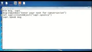 Convert text into audio using Notepad