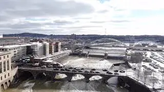 Rochester, NY High Falls Area Drone Tour