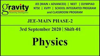 JEE Main Solution 2020 | 3 September - Shift 1 | Physics | Question 4 to 9 | Gravity