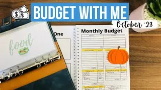 BUDGET WITH ME October 2023 | Single Parent Budget
