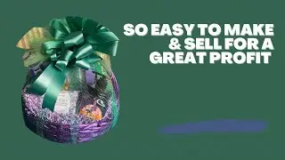 How To Wrap Gift Baskets With Tulle: Making bows With Floral Satin Ribbon
