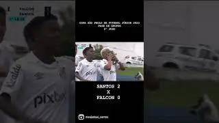 Santos 2x0 Falcon #santos #sfc #meajudaaisantos #santosfc #copasaopaulo #reels #shorts #fasc