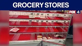 Dallas Winter Storm: Shoppers clear out grocery stores