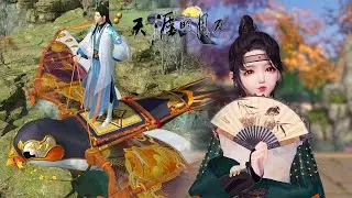 Moonlight Blade Online 天涯明月刀.ol - Spring Ver New Fashion , Emotes & Flying Mounts Show
