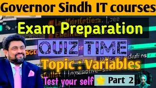 Governorsindh IT exam preparation | Quiz | Operators | test yourself | #trending #viral #fyp #ai