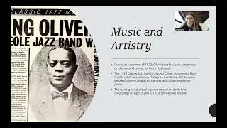 King Oliver Jazz Presentation