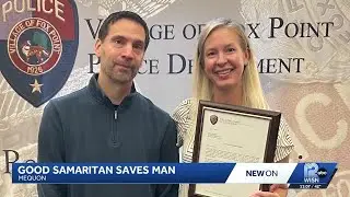Heart attack survivor reunites with woman who performed CPR
