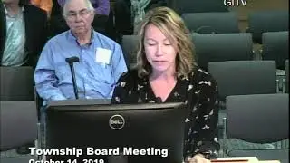 Township Board Meeting October 14, 2019