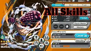 Luffy Gear 4(Dressrossa) Moveset - One Piece Bounty Rush | OPBR