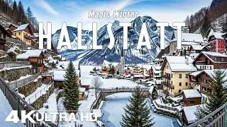 Winter in HALLSTATT 4K UHD ❄️ Snowy Alps, Frozen Lake & Austria&rsquo;s Fairytale Silence