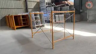 How to Use Frame Scaffolding--Ladder Scaffolding Assembly video