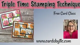 Triple Time Stamping Technique | Impressions Abloom Stampin' Up!