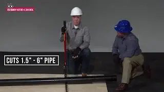 BBS   How To Series  Cutting cast iron pipe with a Wheeler Rex Pipe cutter