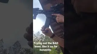 AR 15 reload with the magpul B.A.D. lever. (comment why you hate the B.A.D. lever)