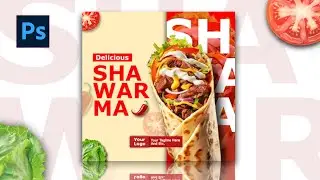 Professional Design in Photoshop | Fast food Poster Design | Banner design in Photoshop