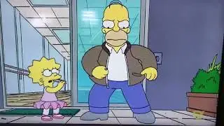Simpsons: Homer finds out Lisa is smoking