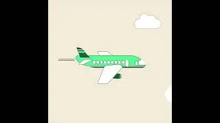 Fake 3D Animation - Airplane Animation