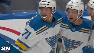 Blues' Mathieu Joseph Turns On The Jets To Score Short-Handed Goal On Breakaway