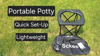 REVIEW -  2 Second Set-Up Portable Toilet