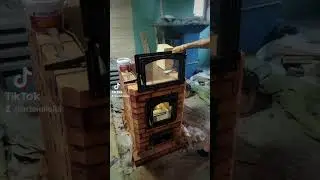 Bake in 15 seconds #brickfireplace #countryhouse #fireplacedesign #fireplaceideas #oven