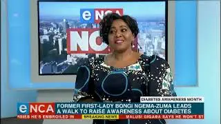 Former First Lady Dr Bongi Ngema-Zuma led a 5KM  diabetes awareness walk
