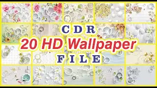 3D Laxury Premium Wallpaper||CDR File||Graphics Designer||2026