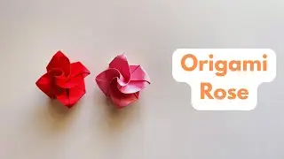 How to Make a Paper Rose | Easy Origami Rose Tutorial Step by Step !!!
