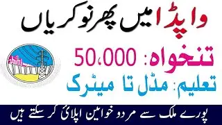 WAPDA Jobs 2021 Application Form Latest Advertisement  - Wapda Jobs Online Apply