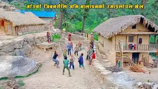 Poor but Very Happy Life in Nepali Village || Very Peaceful Village Life || Nepali Mountain Village