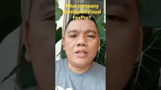What Company Developed Visual FoxPro?
