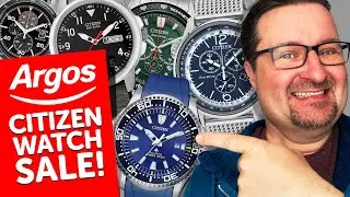 5 #CITIZEN Watches YOU CAN'T MISS in the ARGOS SALE!