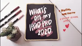 🍎Whats on my iPad Pro 2020 + my apps for online school