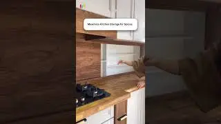Transform Your Backsplash into Advanced Storage | Sliding Kitchen Cabinet