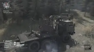 MudRunner ч1#поездка на Камазе с привлечением УАЗ и К 700