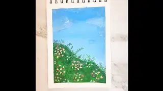Easy painting idea 🌿🌸| Very Easy |#erum_aestheticzone #painting #trending 