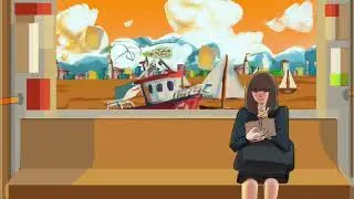 Lofi Music train animation
