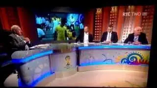 Eamon Dunphy swears live on TV - World Cup 2014
