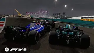 100% distance ABU DHABI League Race Highlights F1 24