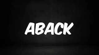 How to Pronounce Aback #english#pronunciation #englishpronunciation #englishpractice#pronounce