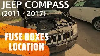 Jeep Compass &mdash; РАСПОЛОЖЕНИЕ БЛОКА ПРЕДОХРАНИТЕЛЕЙ (2011&ndash;2017)